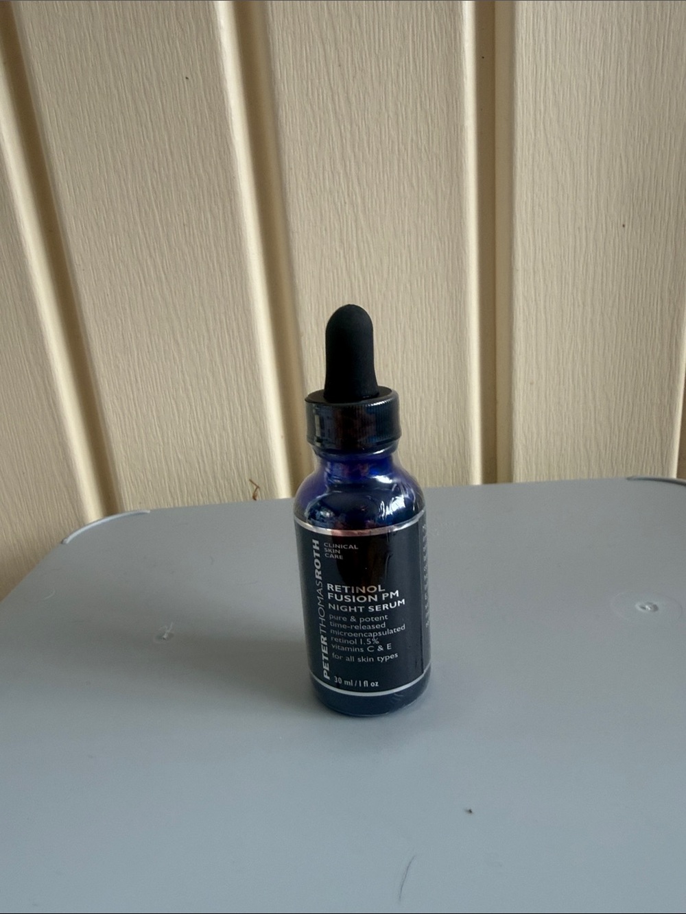 Peter Thomas Roth Retinol Fusion PM Night Serum - Blue Bottle